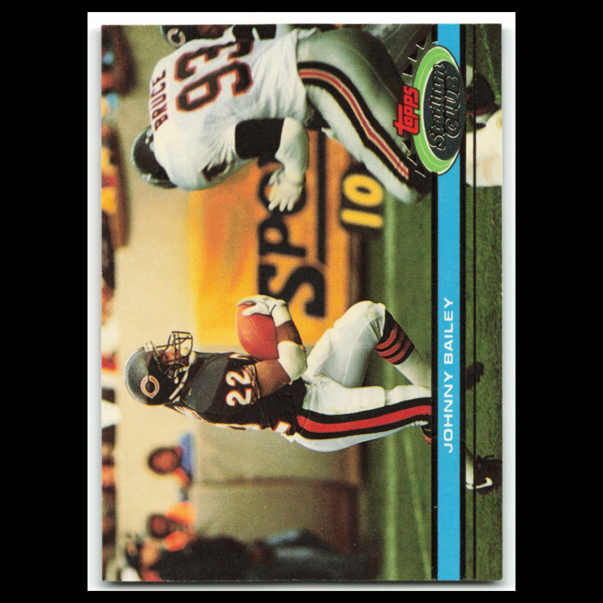 Johnny Bailey #112 1991 Topps Stadium Club Chicago Bears Football Card NFL NM