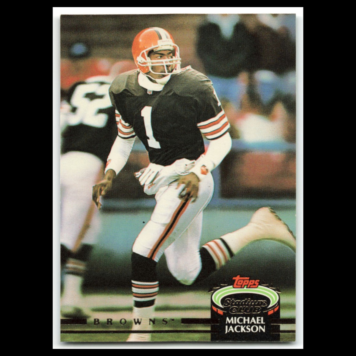 Michael Jackson #225 1992 Topps Stadium Club Cleveland Browns Football Card NFL