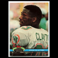 Mark Clayton #385 1991 Topps Stadium Club Miami Dolphins Football Card NFL NM