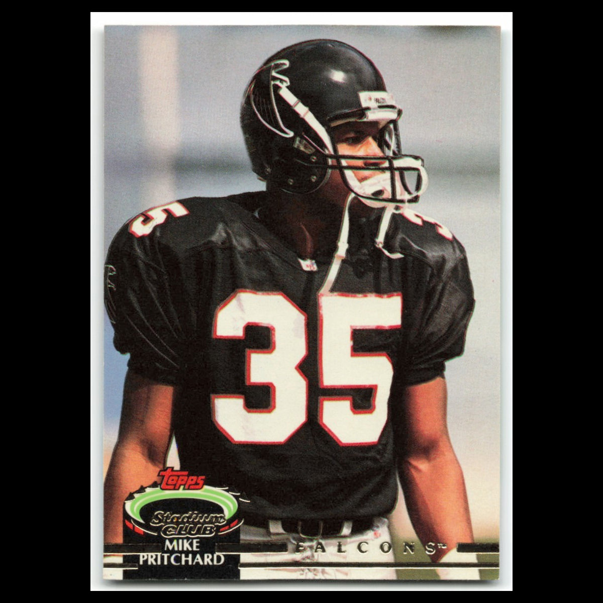 Mike Pritchard #278 1992 Topps Stadium Club Atlanta Falcons Football Card NFL NM