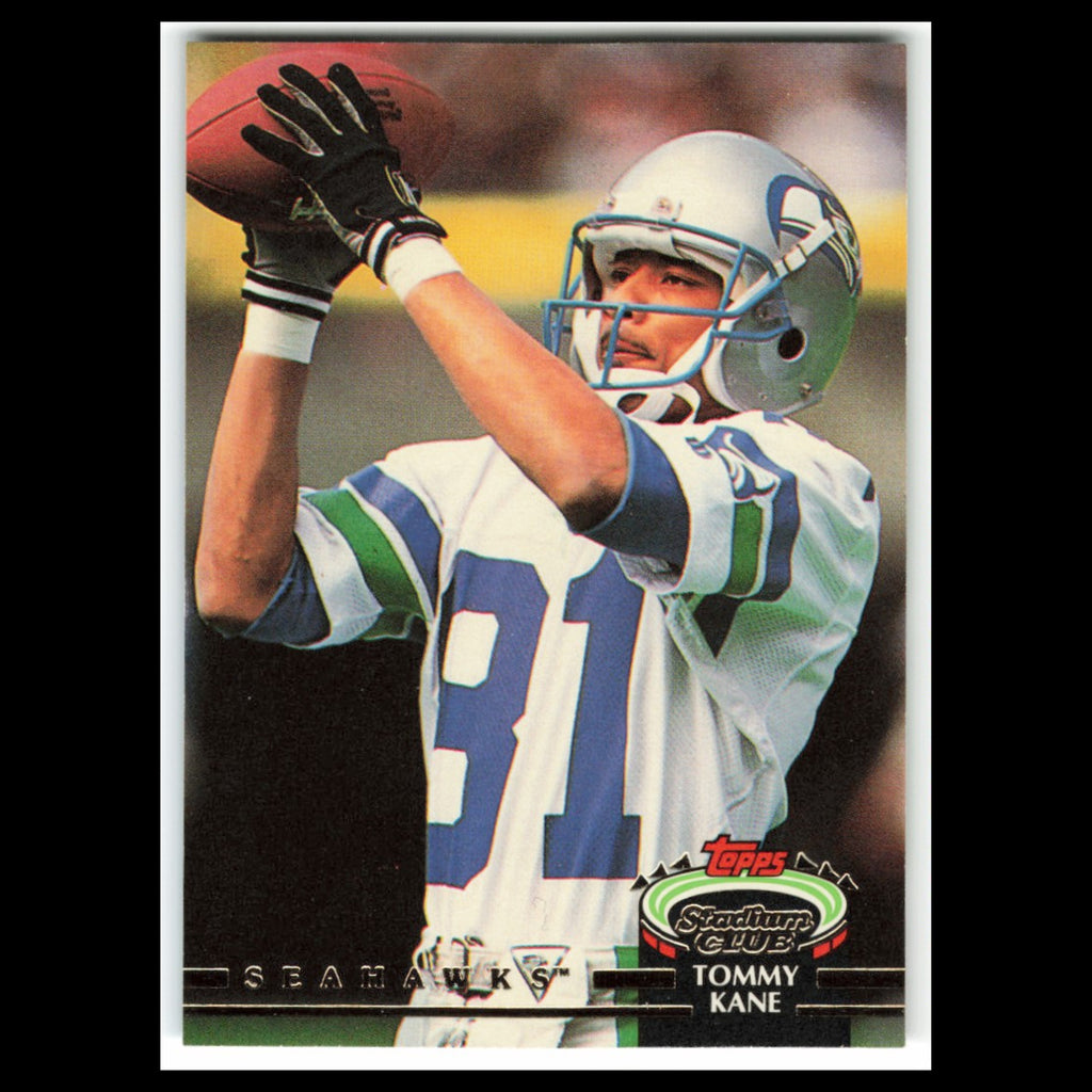 Tommy Kane #124 1992 Topps Stadium Club Seattle Seahawks Football Card NFL NM