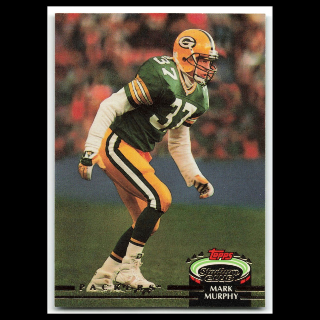Mark Murphy #10 1992 Topps Stadium Club Green Bay Packers Football Card NFL NM