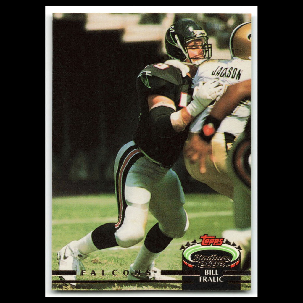 Bill Fralic #534 1992 Topps Stadium Club Atlanta Falcons Football Card NFL NM
