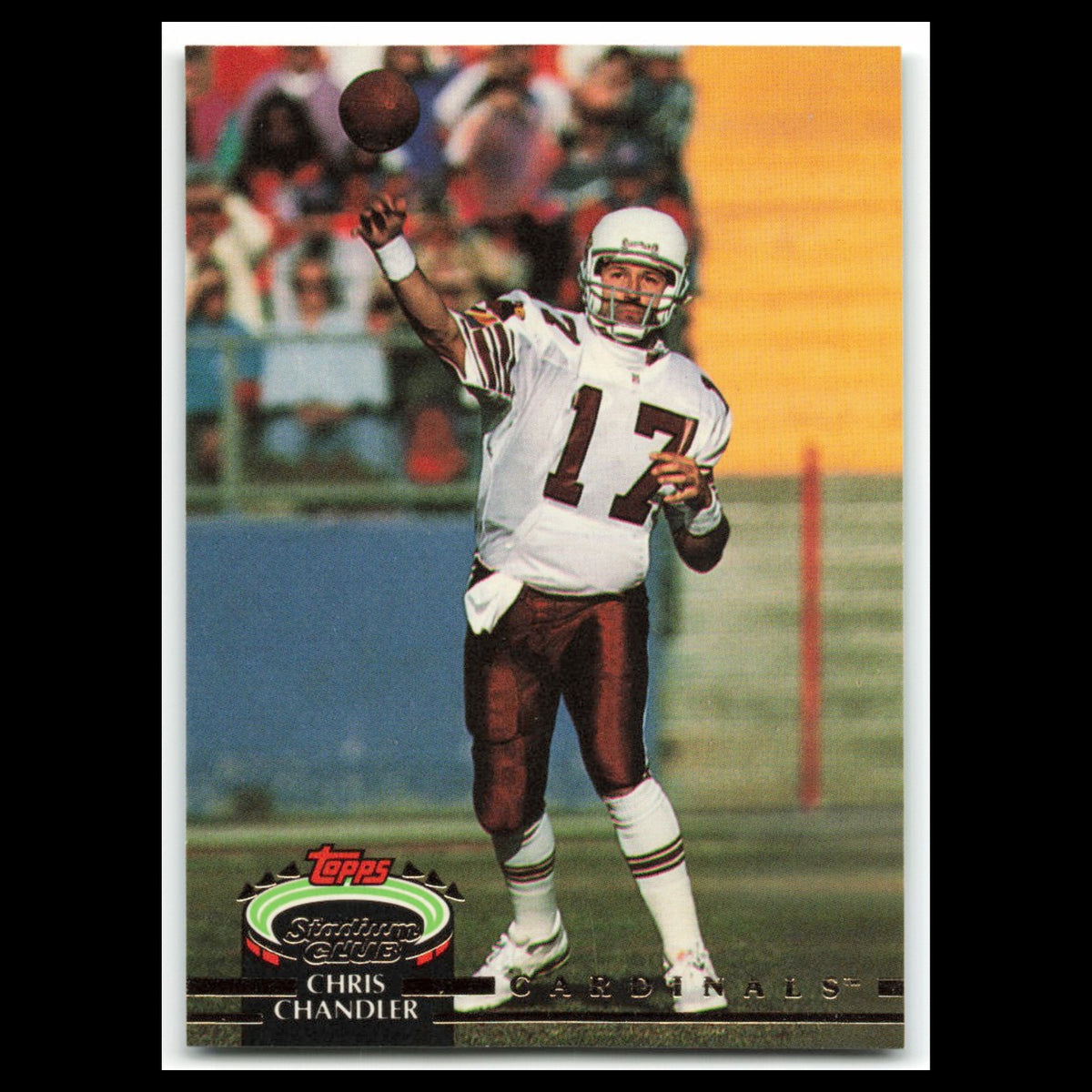 Chris Chandler #530 1992 Topps Stadium Club Phoenix Cardinals Football Card NFL