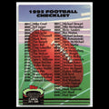 Checklist #290 1992 Topps Stadium Club Football Card NFL NM
