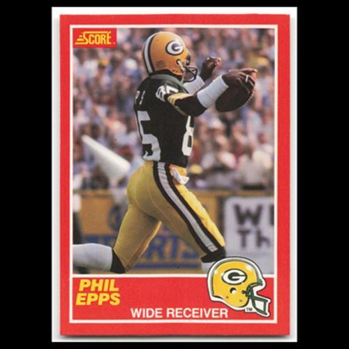 Phil Epps #149 1989 Score Green Bay Packers Football Card NFL NM