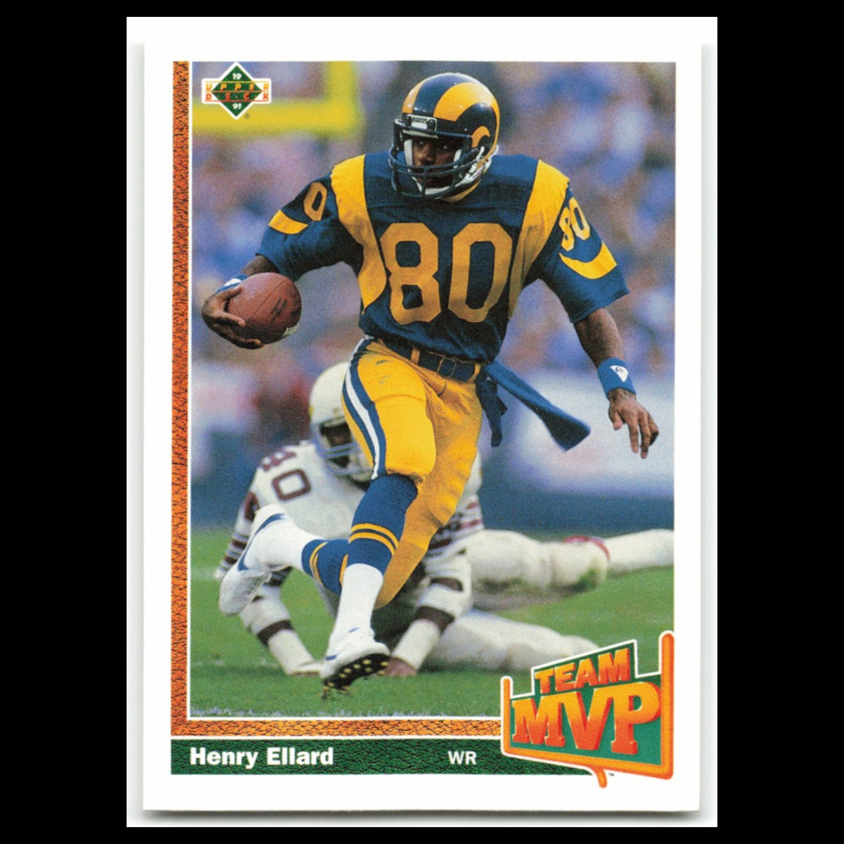 Henry Ellard #464 1991 Upper Deck Los Angeles Rams Football Card NFL NM