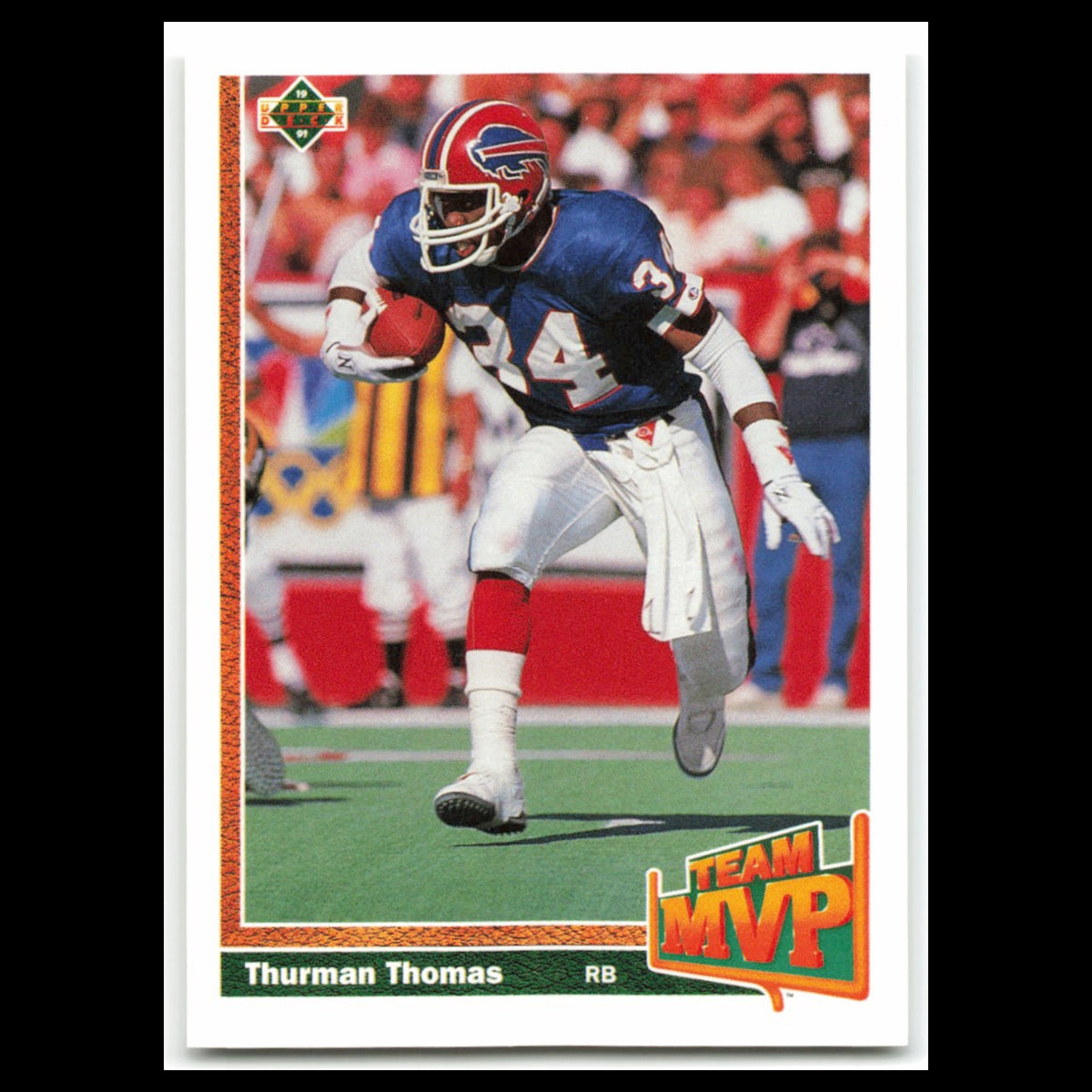 Thurman Thomas #452 1991 Upper Deck Buffalo Bills Football Card NFL NM