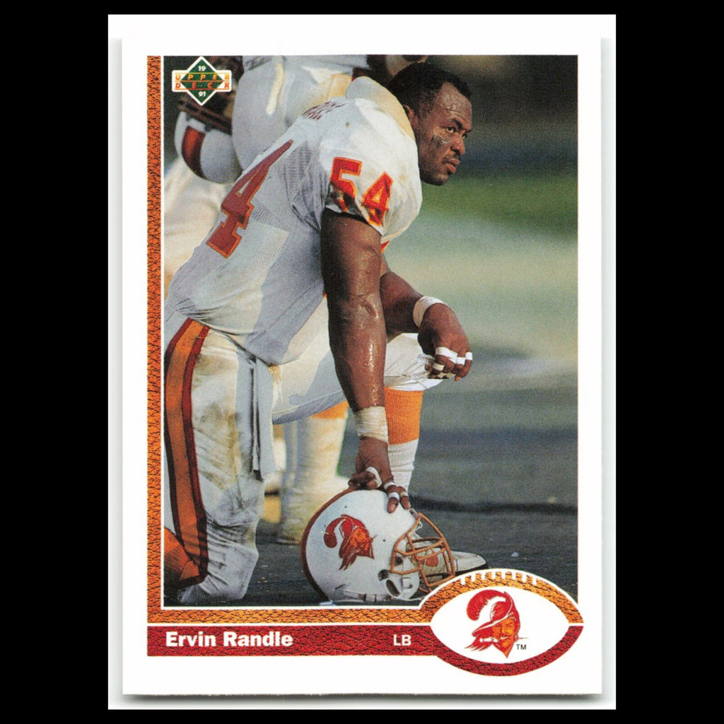 Ervin Randle #369 1991 Upper Deck Tampa Bay Buccaneers Football Card NFL NM