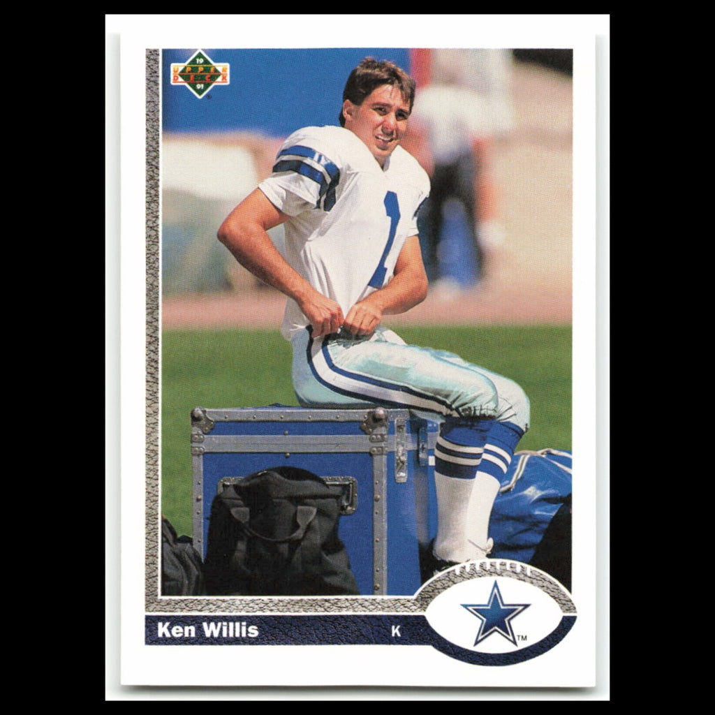 Ken Willis #514 1991 Upper Deck Dallas Cowboys Football Card NFL NM
