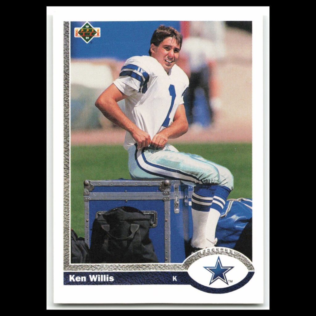 Ken Willis #514 1991 Upper Deck Dallas Cowboys Football Card NFL NM