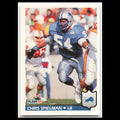 Chris Spielman #124 1992 Fleer Detroit Lions Football Card NFL NM