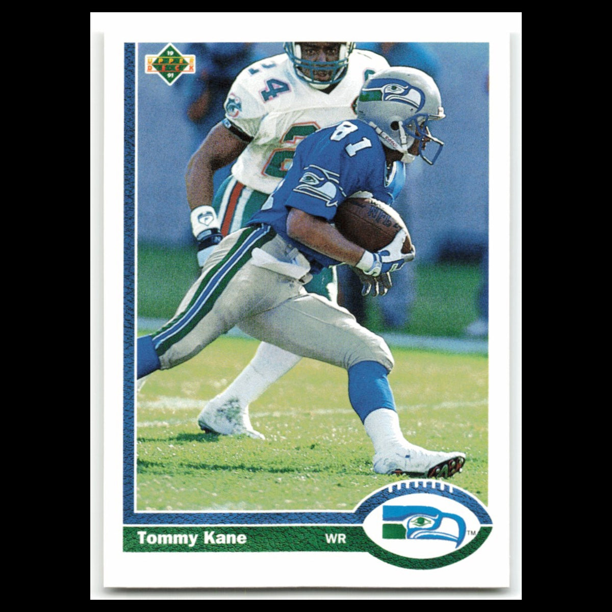 Tommy Kane #61 1991 Upper Deck Seattle Seahawks Football Card NFL NM