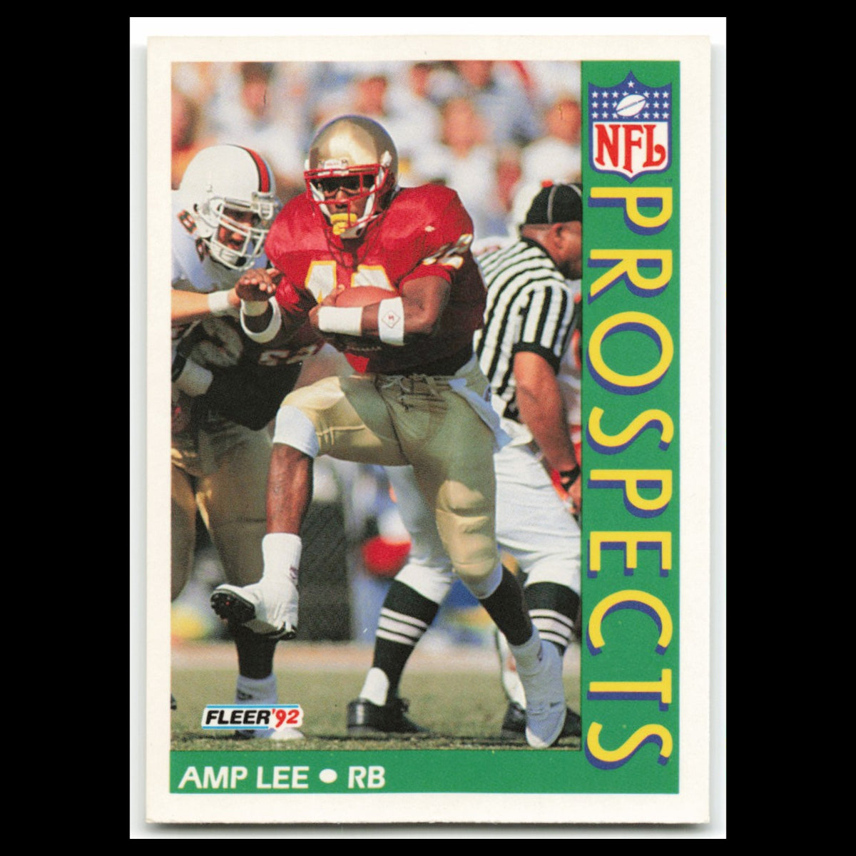 Amp Lee Rookie #441 1992 Fleer Florida State Seminoles Football Card NFL NM