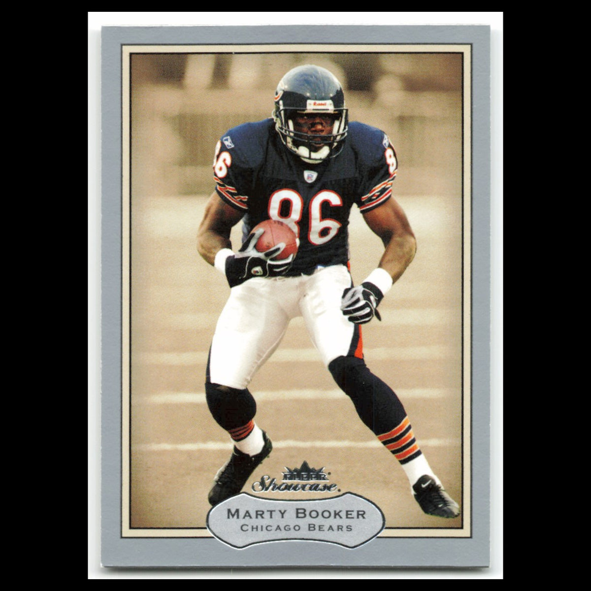 Marty Booker #72 2003 Fleer Showcase Chicago Bears Football Card NFL NM