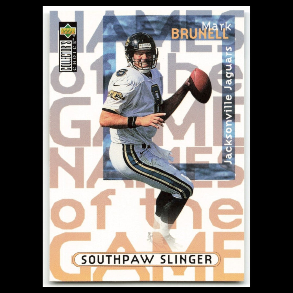 Mark Brunell #64 1997 Collectors Choice Jacksonville Jaguars Football Card NFL