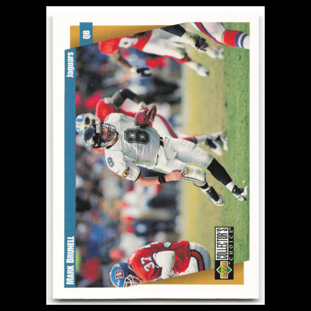 Mark Brunell #195 1997 Collectors Choice Jacksonville Jaguars Football Card NFL