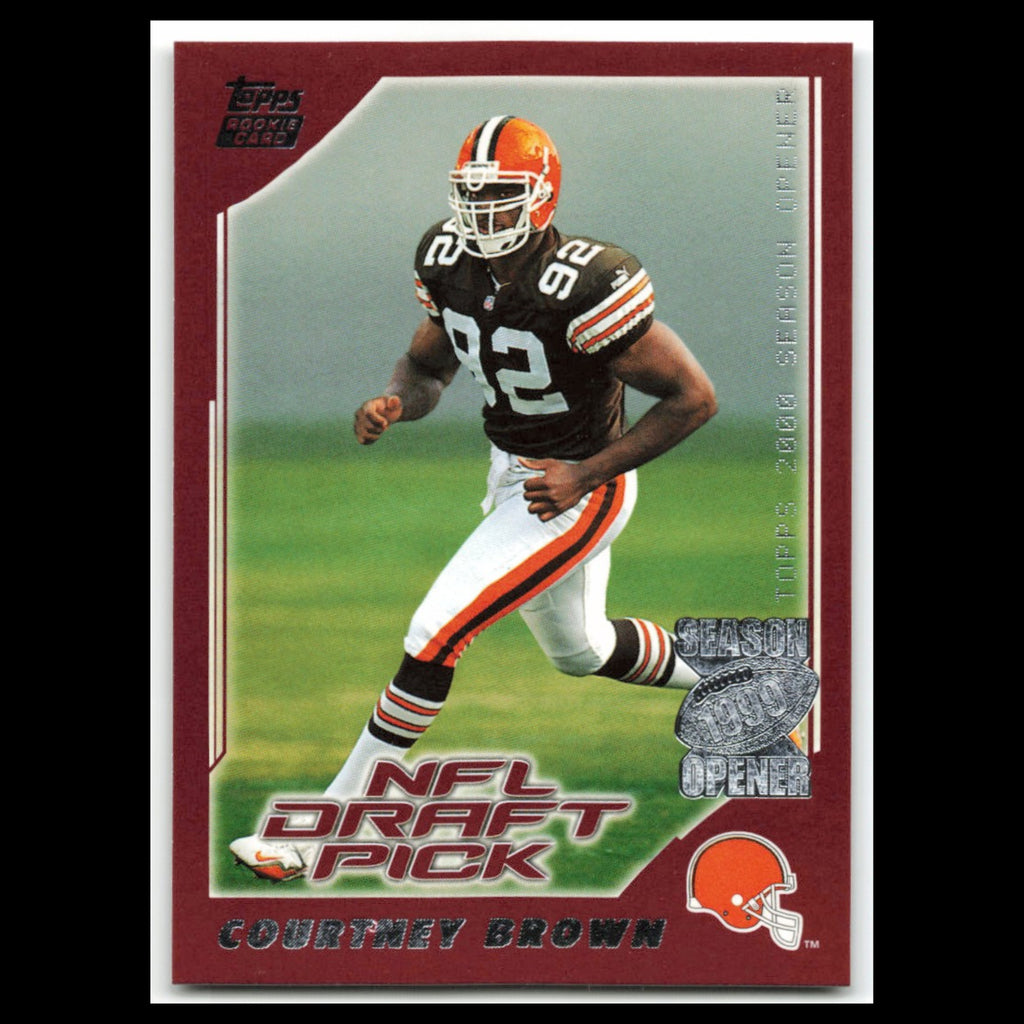 Courtney Brown Rookie #205 2000 Topps Season Opener Cleveland Browns Football NM
