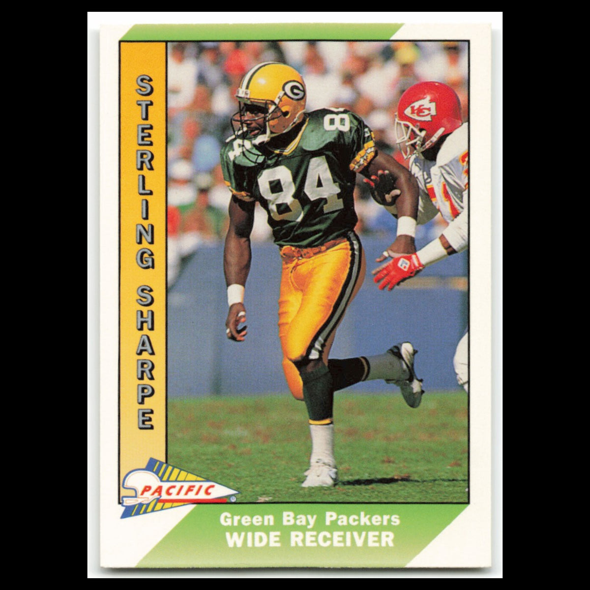 Sterling Sharpe #166 1991 Pacific Green Bay Packers Football Card NFL NM