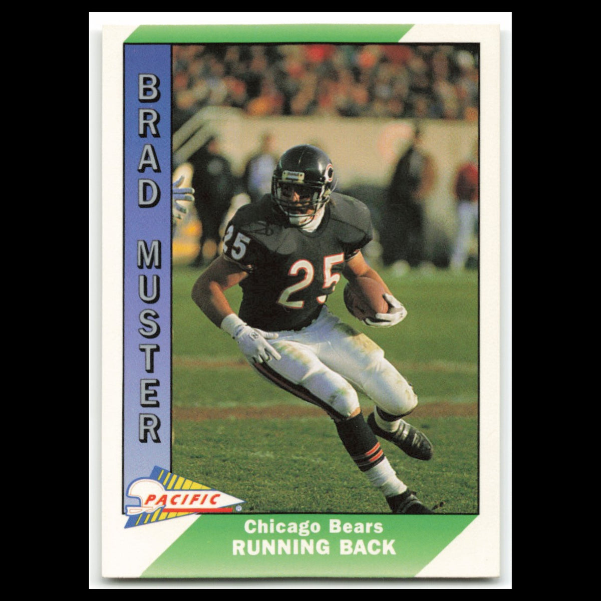 Brad Muster #51 1991 Pacific Chicago Bears Football Card NFL NM