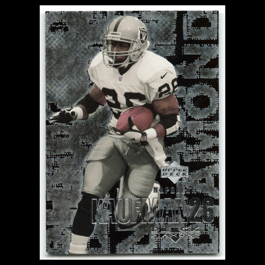 Napoleon Kaufman #84 2000 Upper Deck Black Diamond Oakland Raiders Football Card