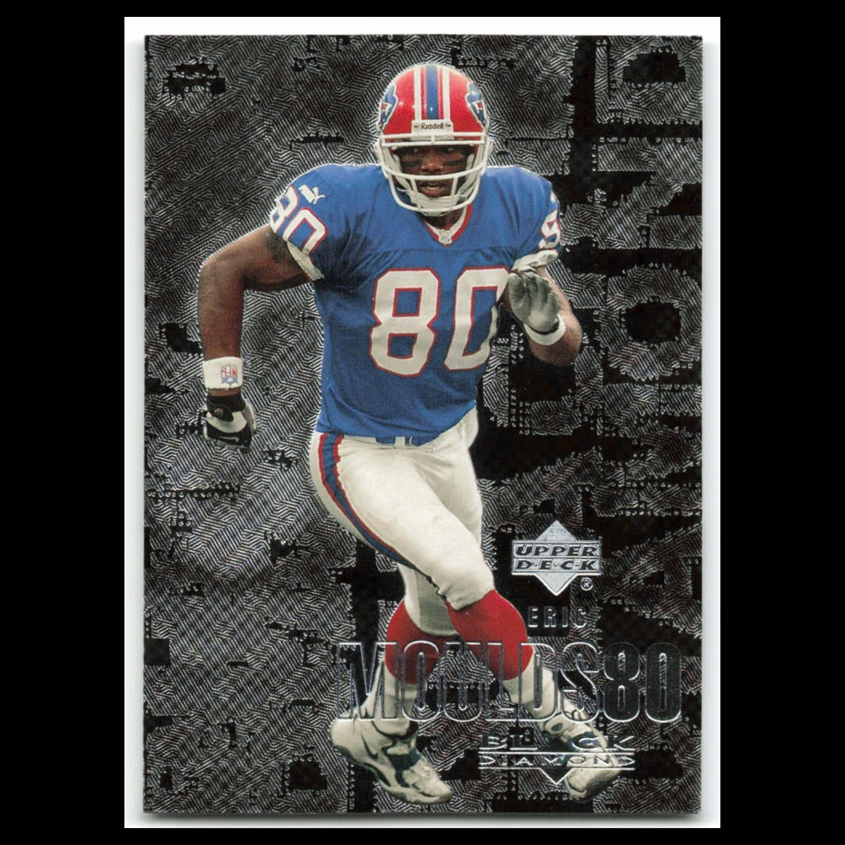Eric Moulds #14 2000 Upper Deck Black Diamond Buffalo Bills Football Card NFL NM