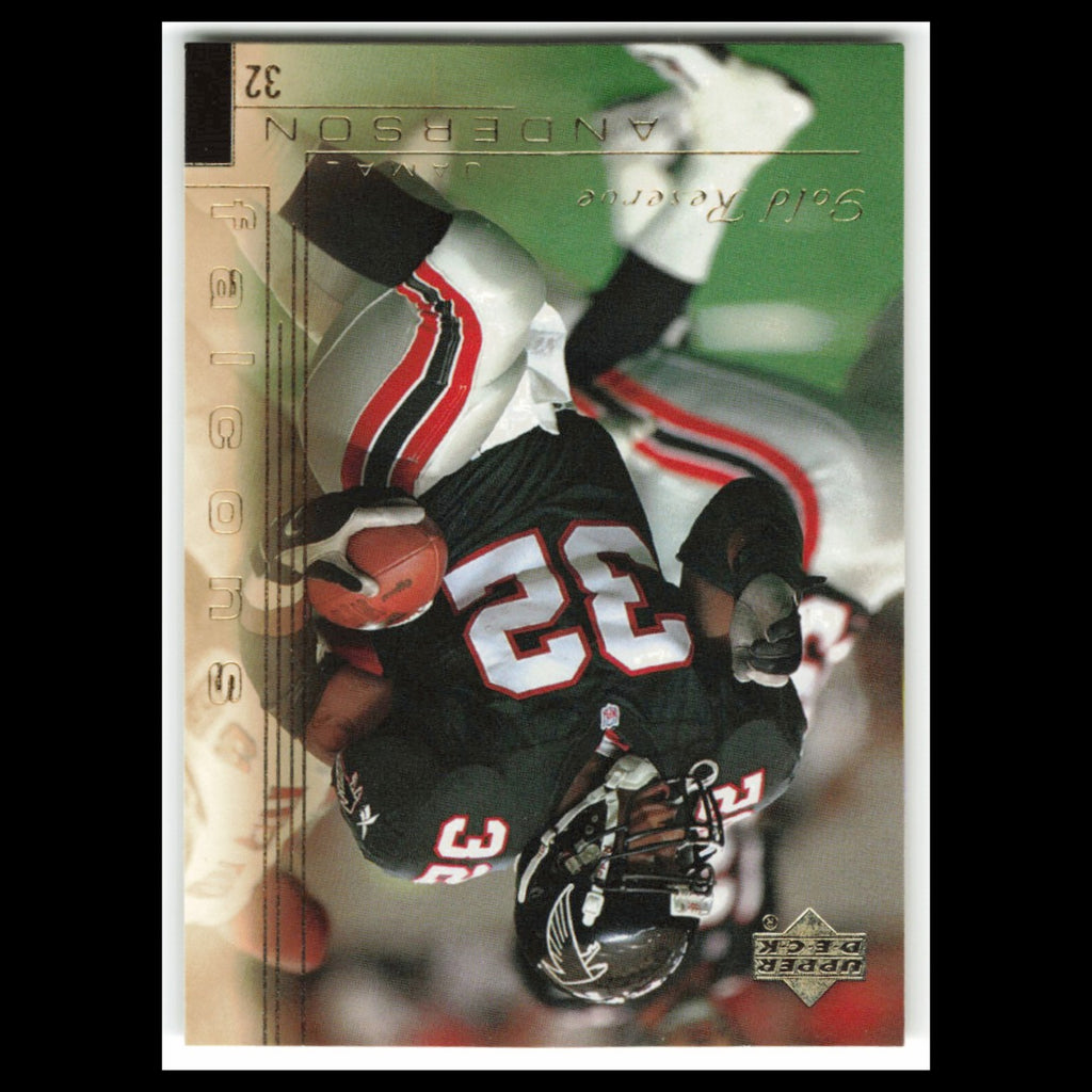 Jamal Anderson #6 2000 Upper Deck Gold Reserve Atlanta Falcons Football Card NFL