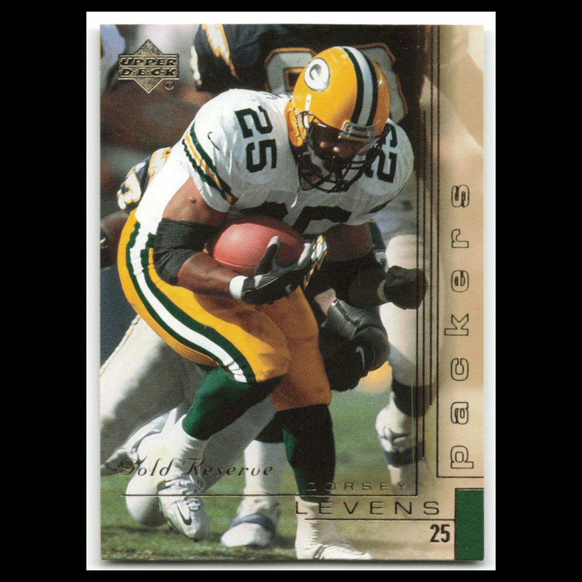 Dorsey Levens #60 2000 Upper Deck Gold Reserve Green Bay Packers Football Card
