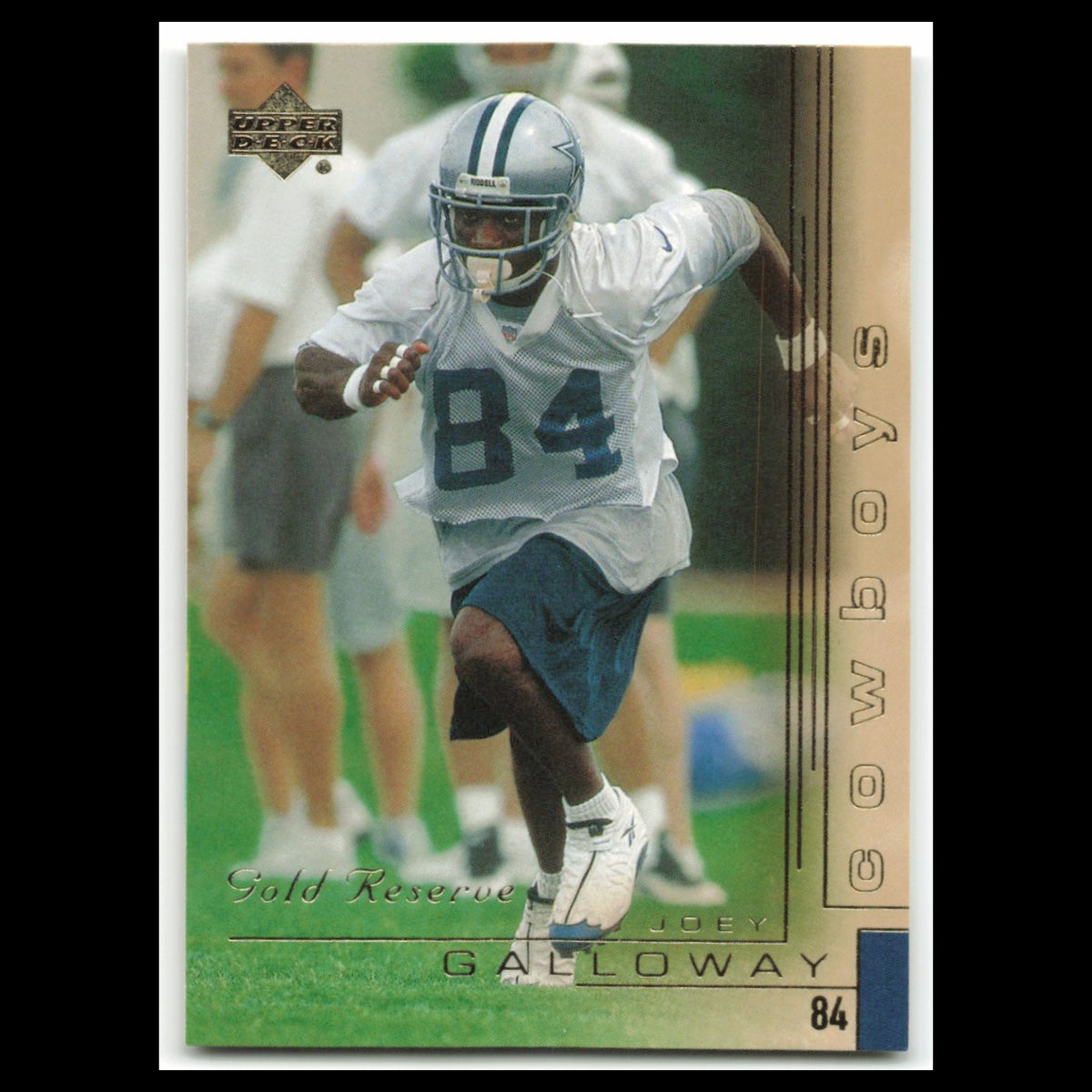 Joey Galloway #43 2000 Upper Deck Gold Reserve Dallas Cowboys Football Card NFL
