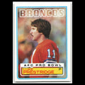 Luke Prestridge #267 1983 Topps Denver Broncos Football Card NFL NM
