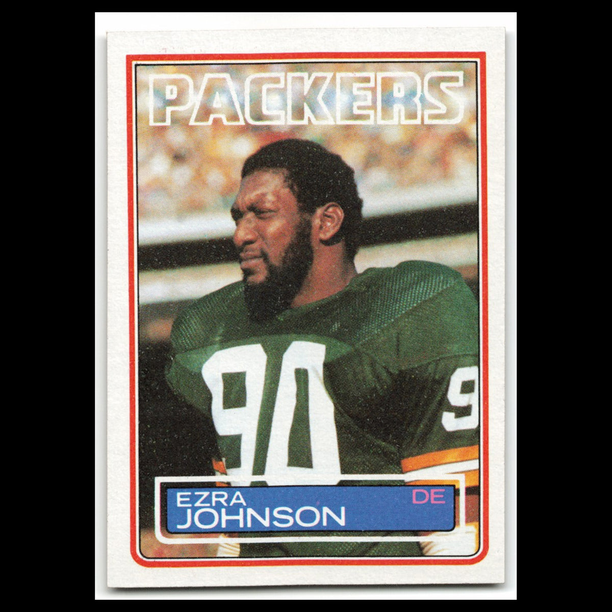 Ezra Johnson #81 1983 Topps Green Bay Packers Football Card NFL NM