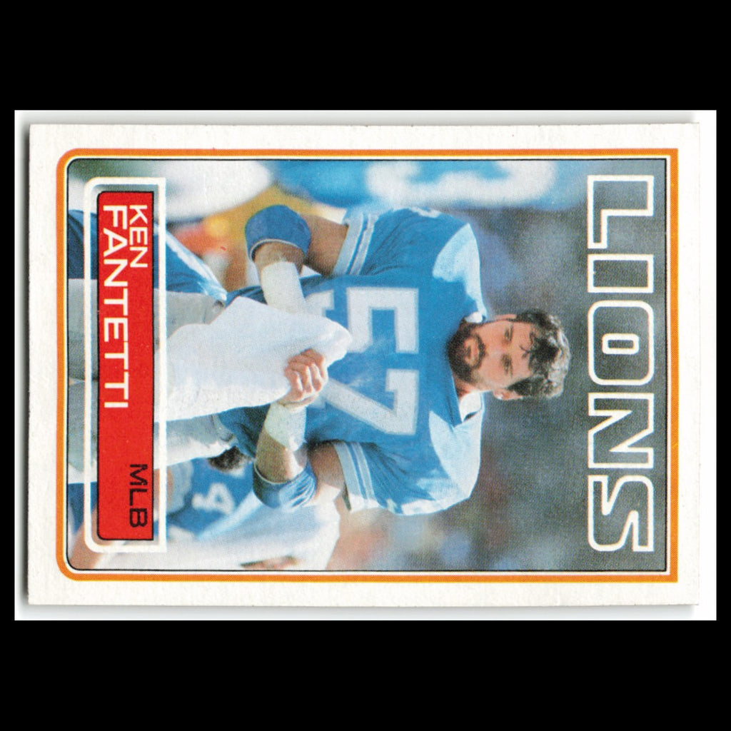 Ken Fantetti #64 1983 Topps Detroit Lions Football Card NFL NM