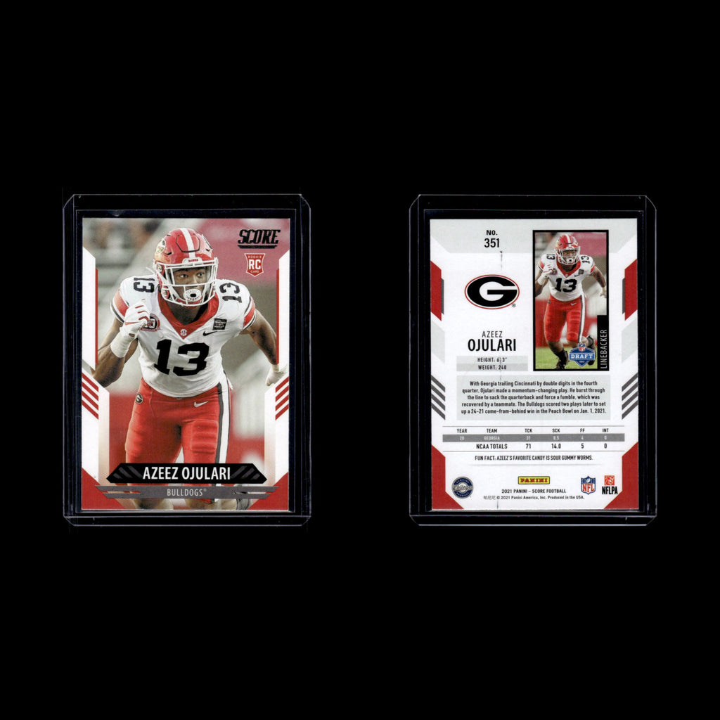 Azeez Ojulari Rookie #351 2021 Score Georgia Bulldogs Football Card NFL NM