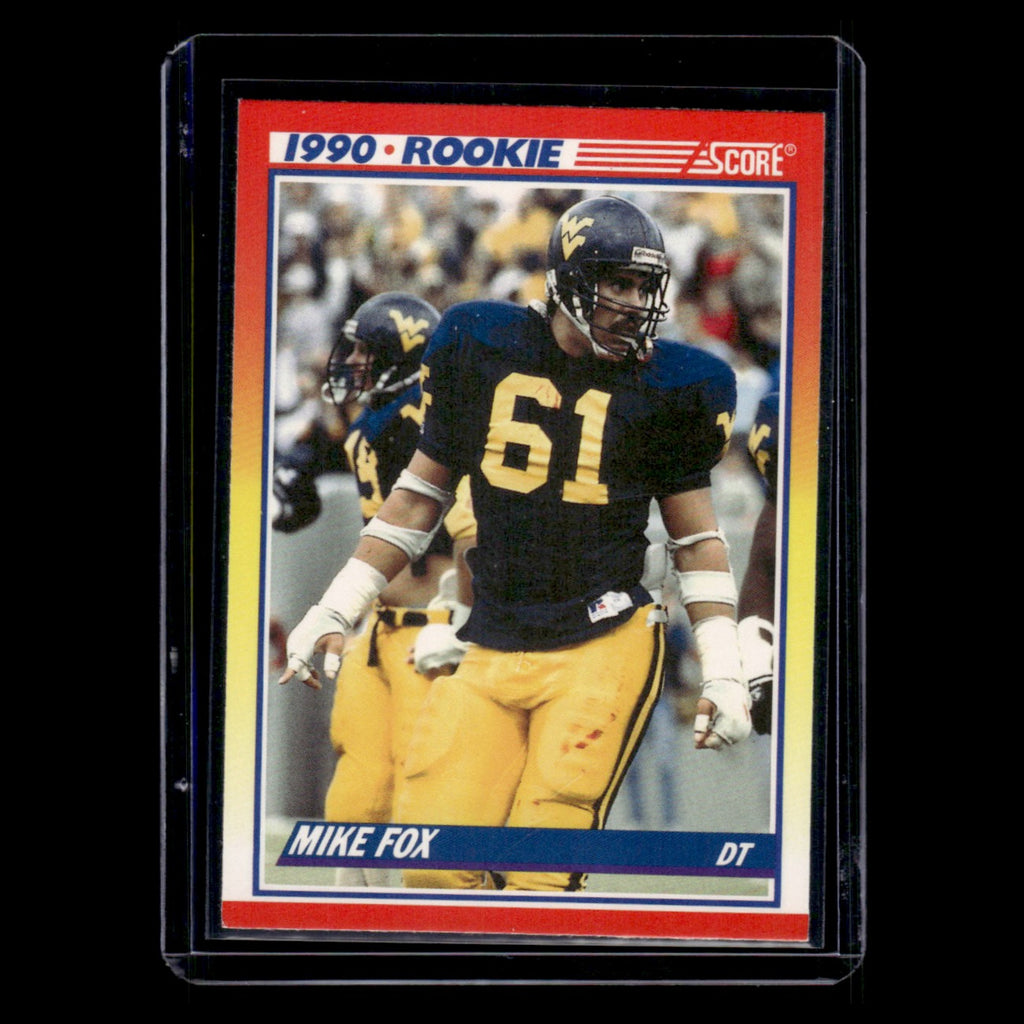 Mike Fox Rookie #644 1990 Score New York Giants Football Card NFL NM