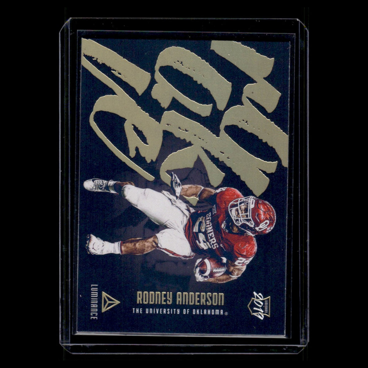 Rodney Anderson Rookie #119 2019 Panini Luminance Football Card NFL NM