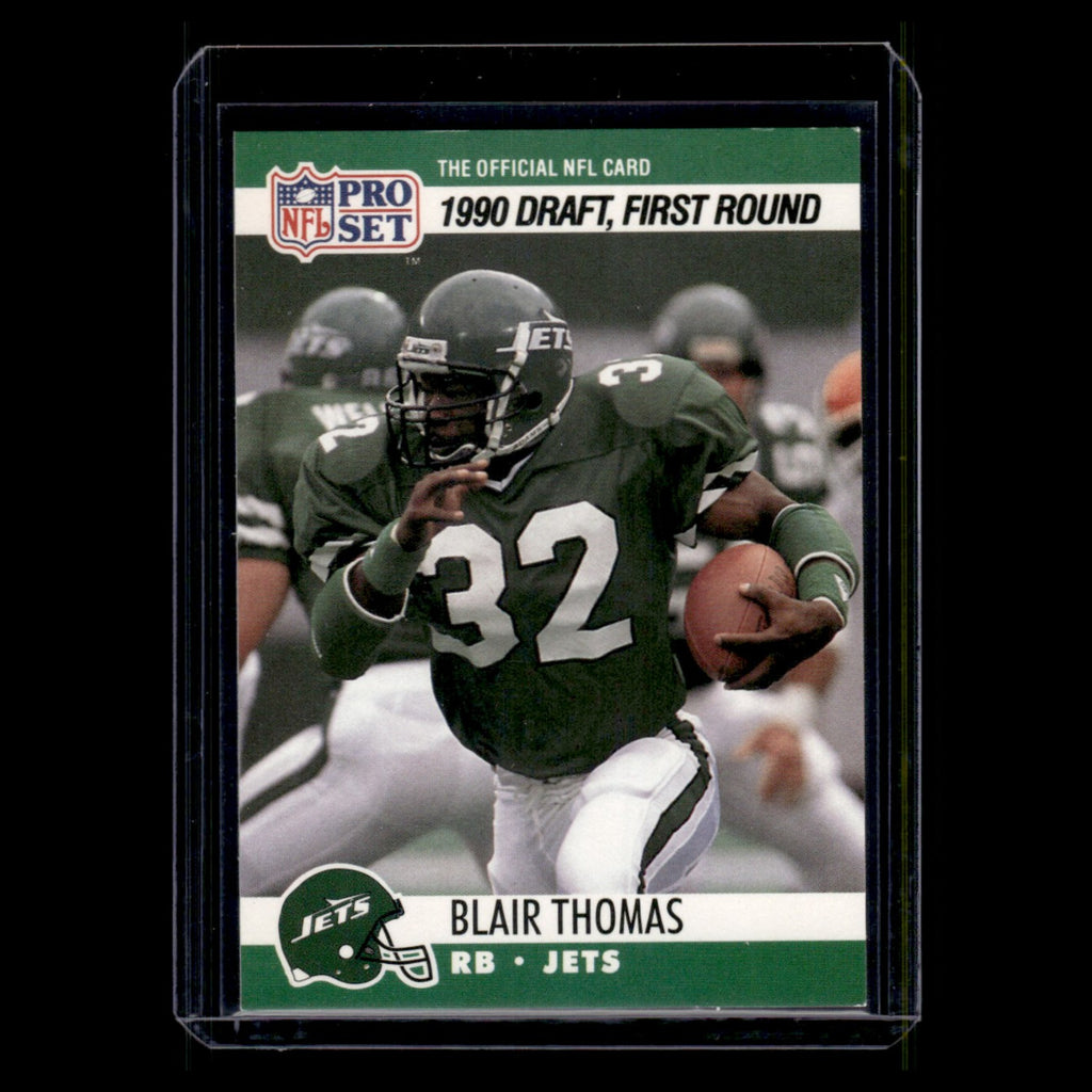 Blair Thomas Rookie #670 1990 Pro Set New York Jets Football Card NFL NM