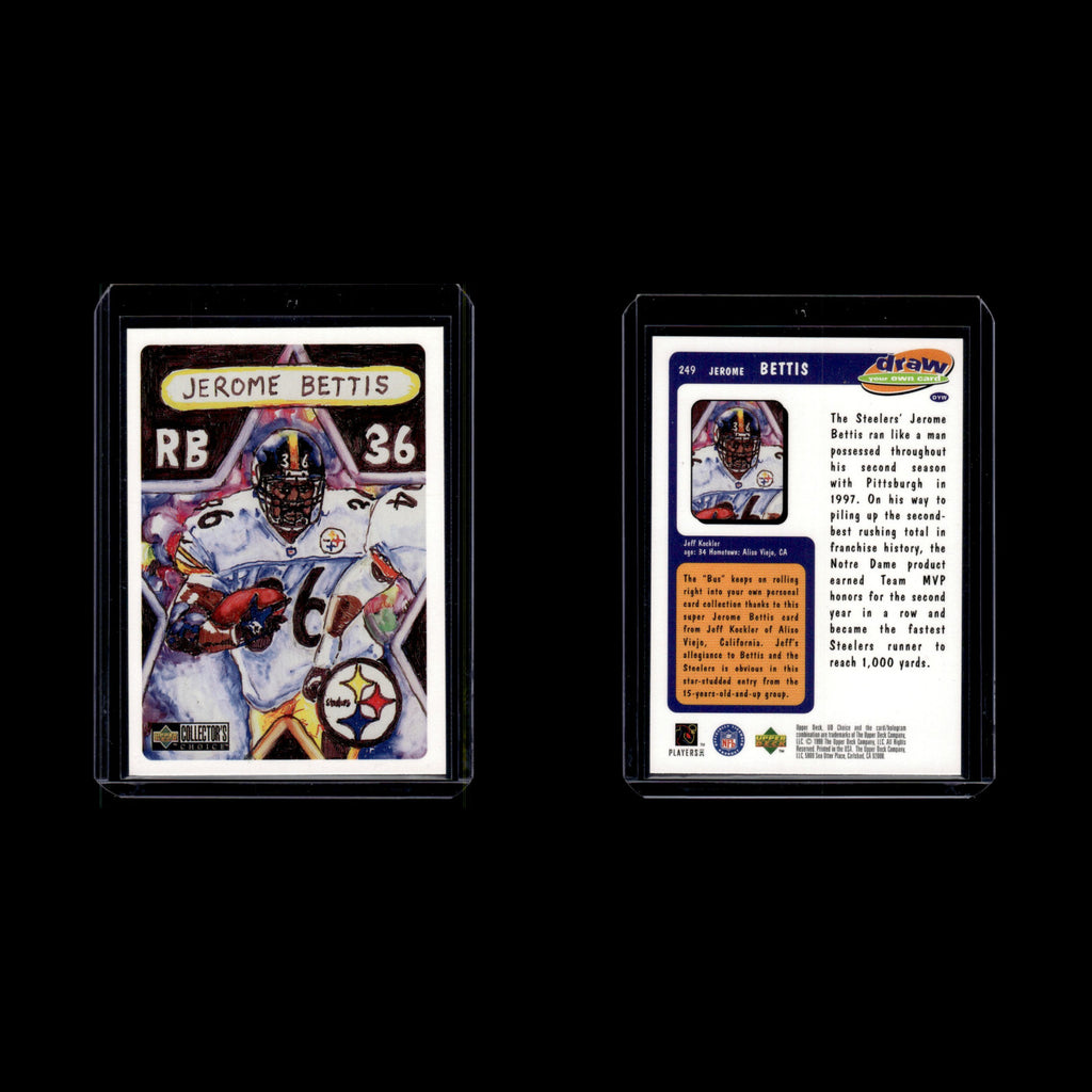 Jerome Bettis #249 1998 Upper Deck Pittsburgh Steelers Football Card NFL NM
