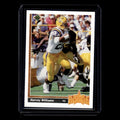 Harvey Williams Rookie #27 1991 Upper Deck Kansas City Chiefs Football Card NFL