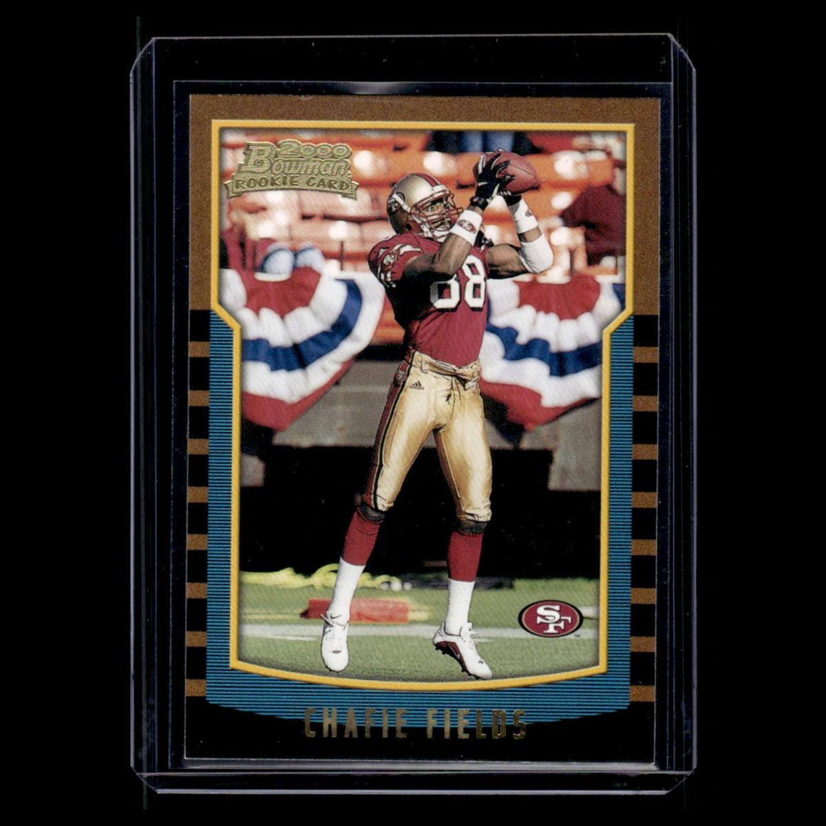 Chafie Fields Rookie #200 2000 Bowman San Francisco 49ers Football Card NFL NM