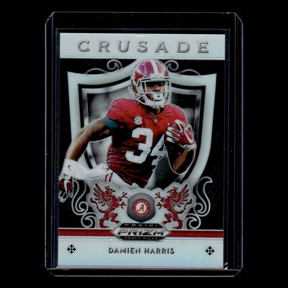 Damien Harris #6 2019 Panini Contenders Draft Picks Silver Alabama Crimson Tide