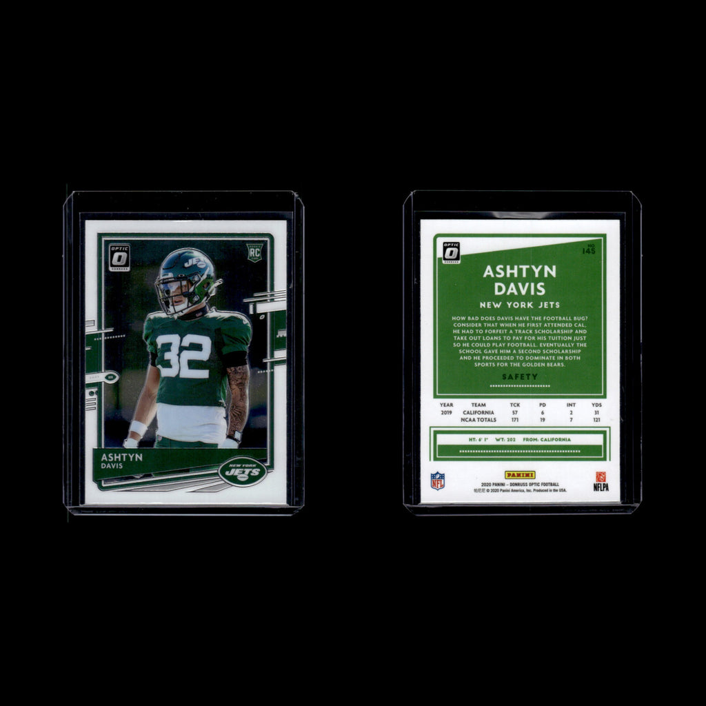 Ashtyn Davis Rookie #145 2020 Donruss Optic New York Jets Football Card NFL NM