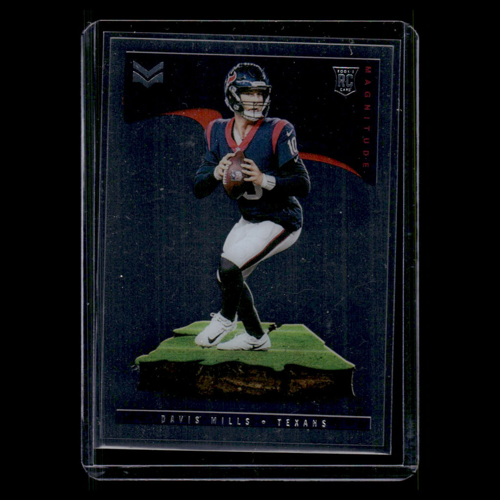 Davis Mills Rookie #MAG-14 2021 Panini Chronicles Magnitude Houston Texans Card