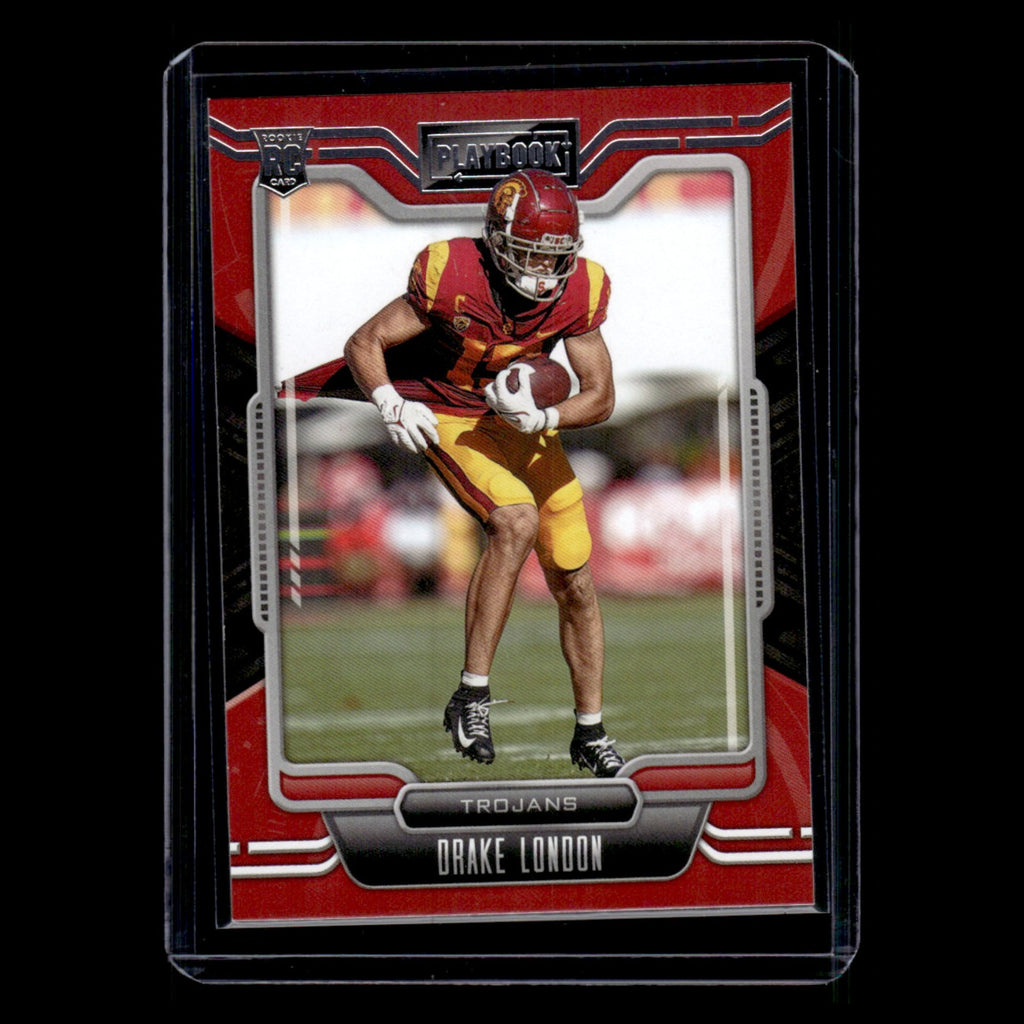 Drake London Rookie #11 2022 Playbook Draft Picks USC Trojans Football Card NFL