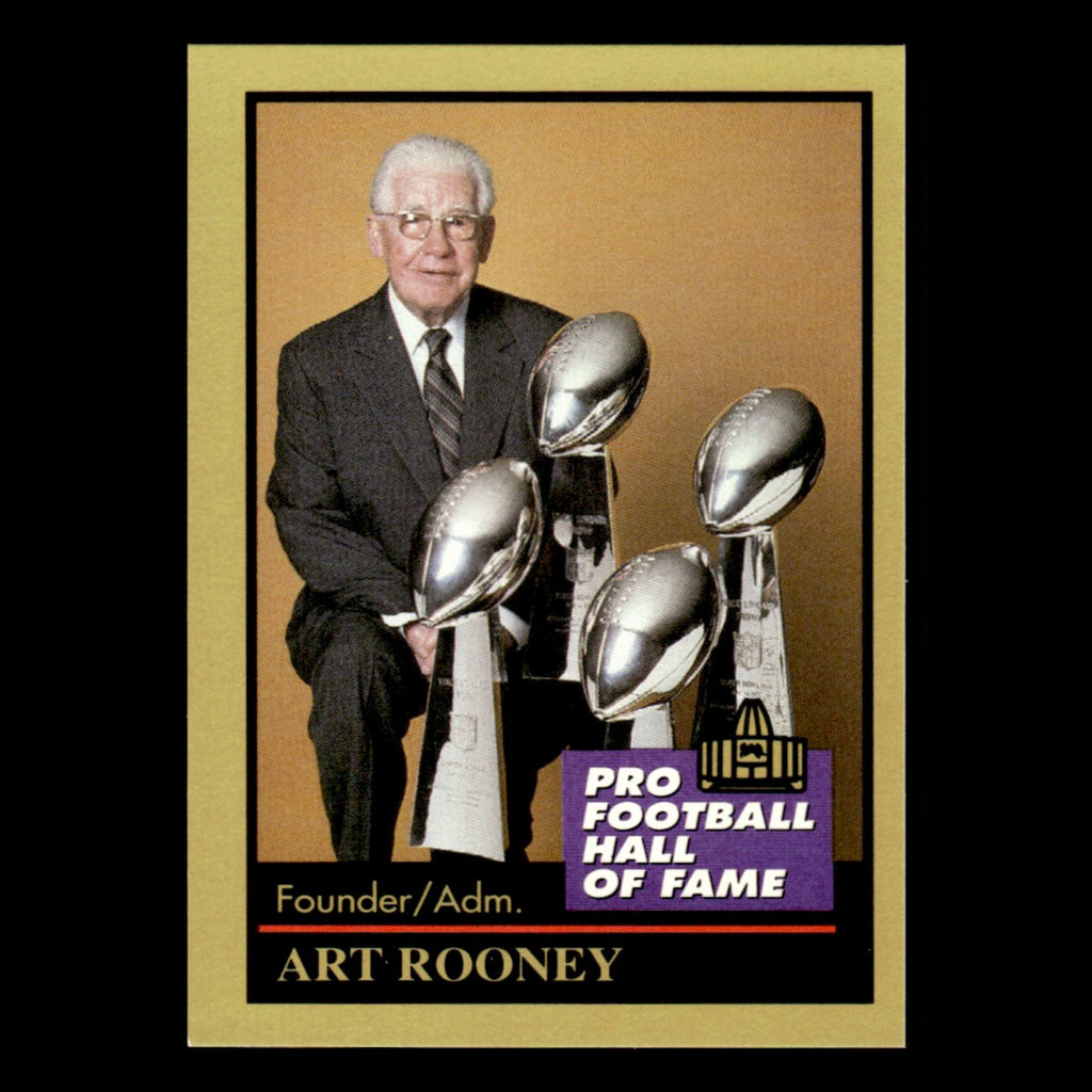 Art Rooney #122 1991 ENOR Pro Football HOF Football Card NFL NM