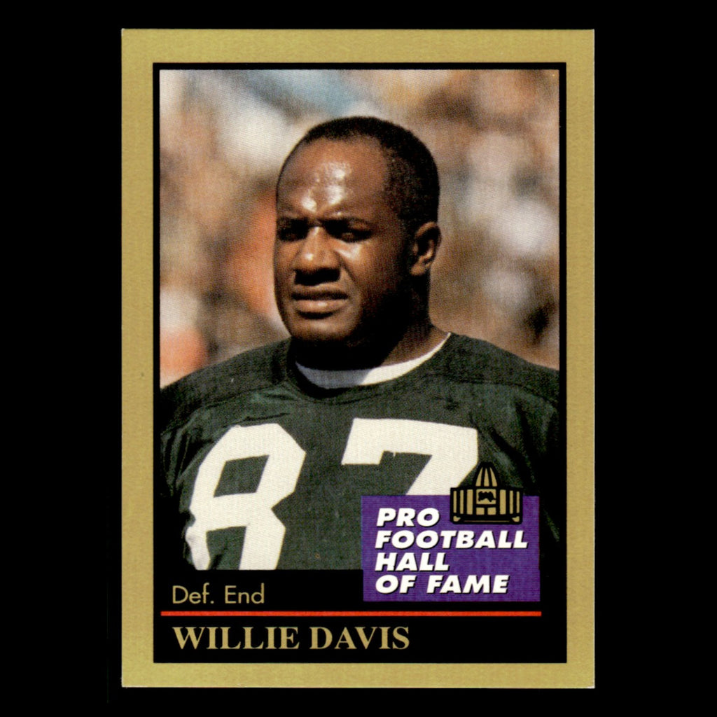 Willie Davis #32 1991 ENOR Pro Football HOF Football Card NFL NM