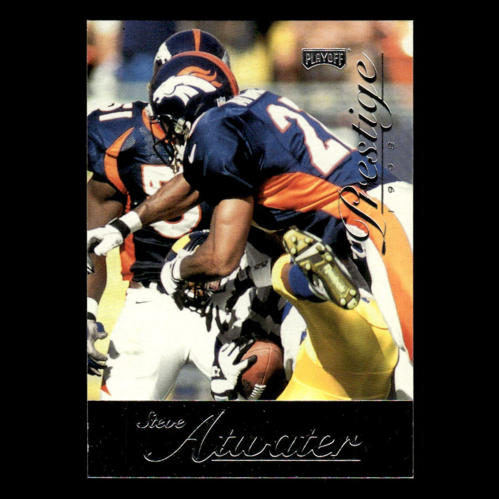 Steve Atwater #2 1998 Playoff Prestige Denver Broncos Football Card NFL NM