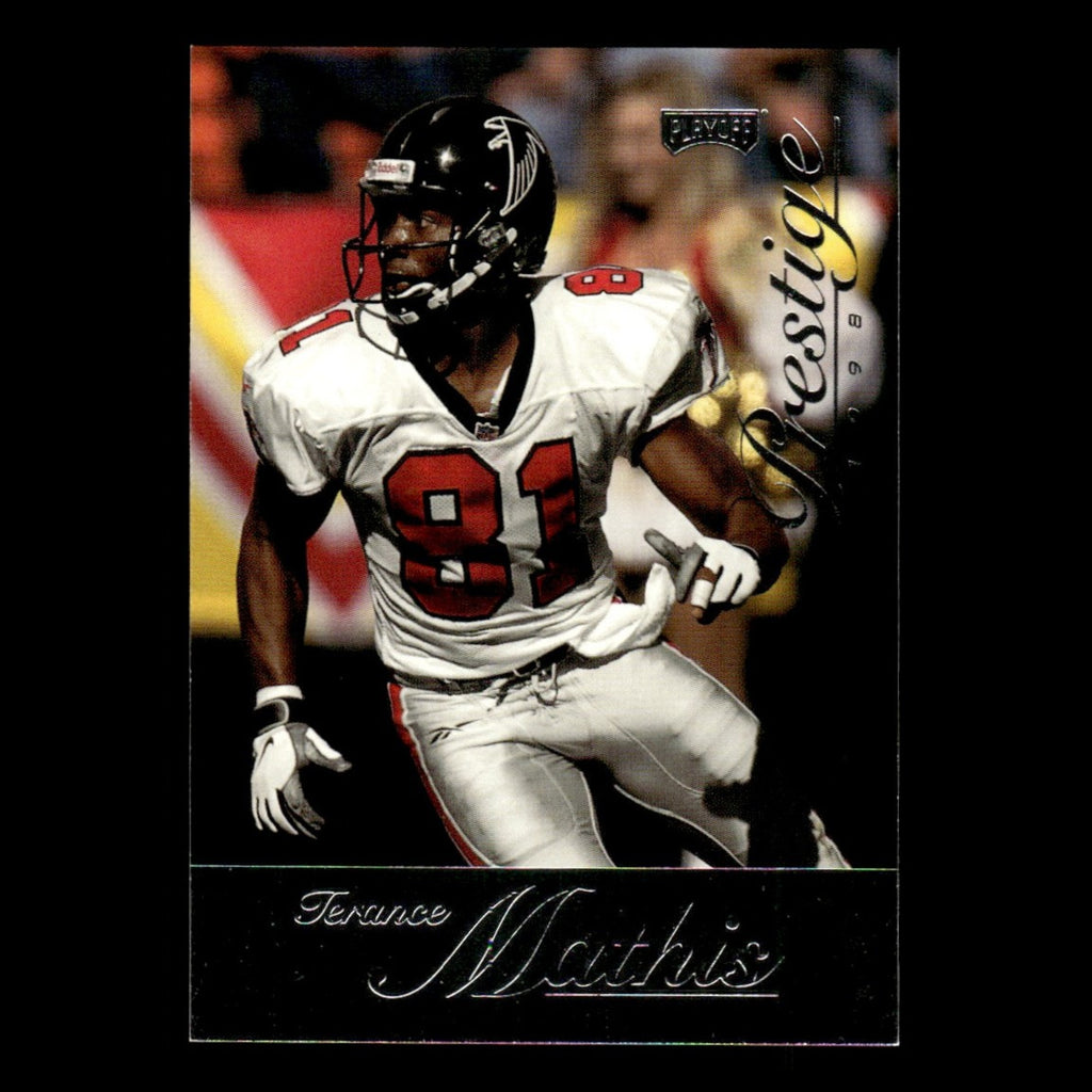 Terance Mathis #109 1998 Playoff Prestige Atlanta Falcons Football Card NFL NM
