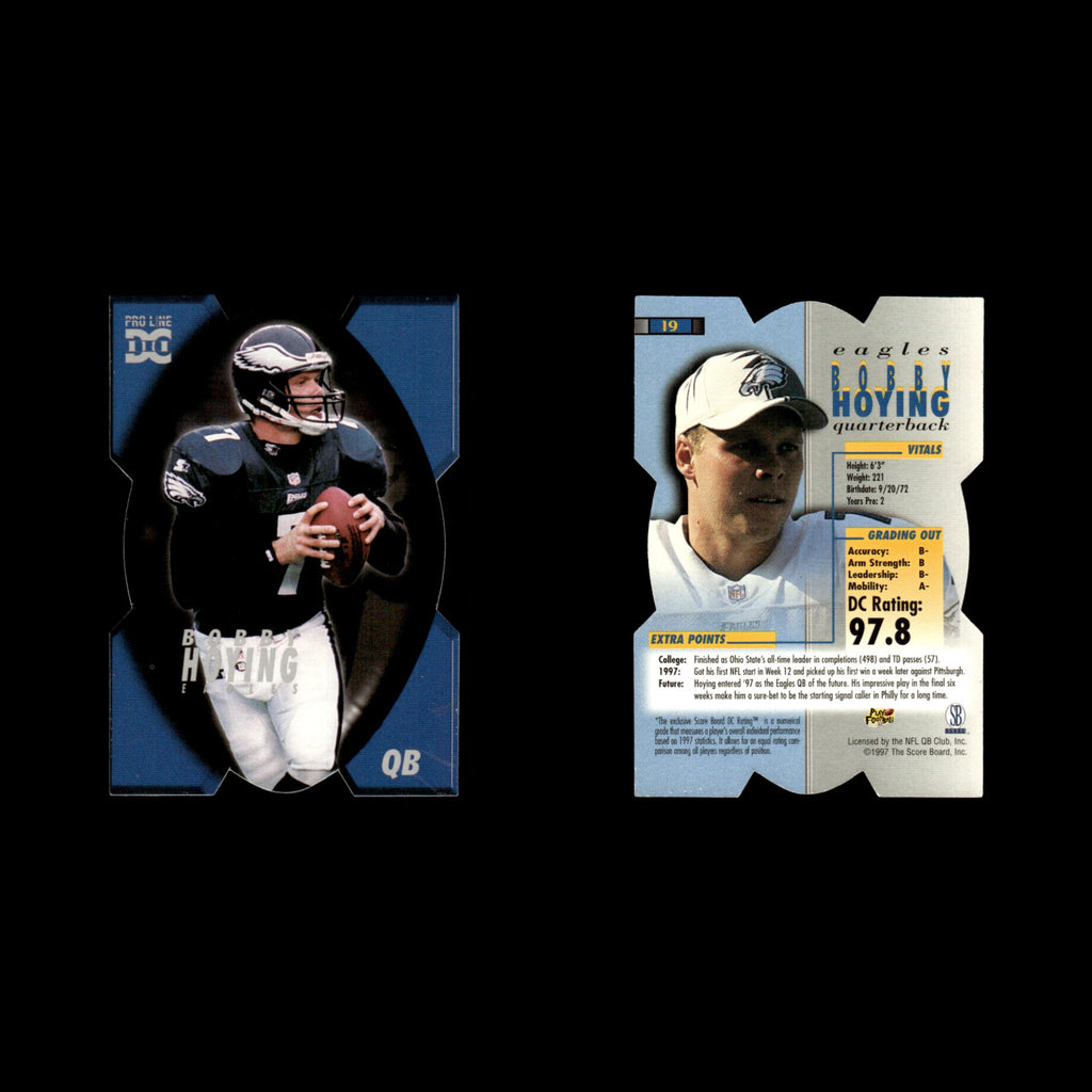 Bobby Hoying #19 1997 Pro Line DC III Philadelphia Eagles Football Card NFL NM