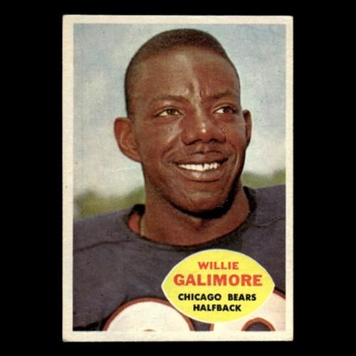 Willie Galimore #14 1960 Topps Chicago Bears Football Card NFL EX