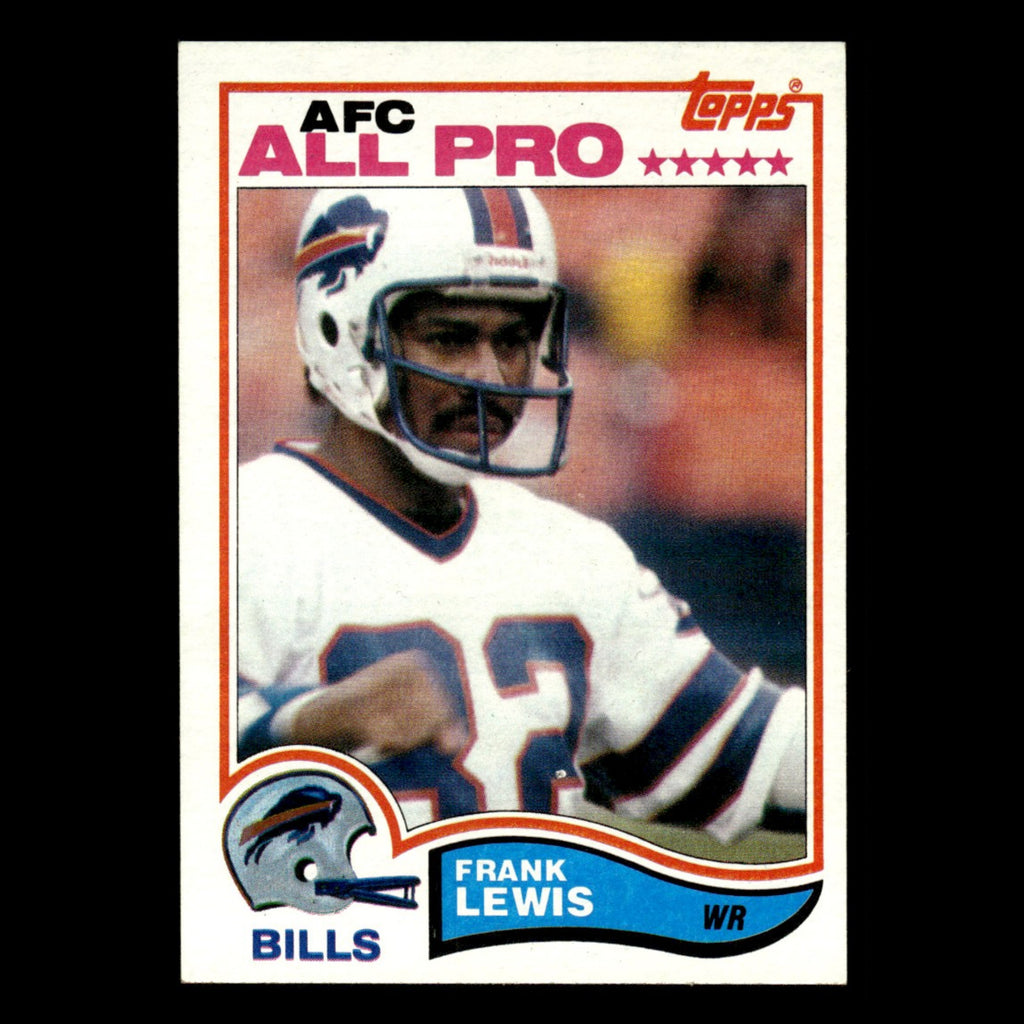Frank Lewis #30 1982 Topps Buffalo Bills Football Card NFL NM